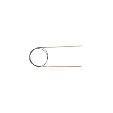 Aiguilles circulaires fixes bouleau - Knit Pro - Basix Birch - 40cm - n°4,5