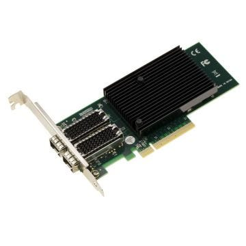 Carte contrôleur PCIe réseau LAN 10G Fibre SFP+ 2 Ports avec Chipset Intel X710 - 10GbE Ethernet Network Adapter FTX710-BM2