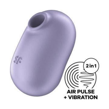 Stimulateur - Satisfyer - Pro To Go 2 - Violet - Silicone - Étanche IPX7