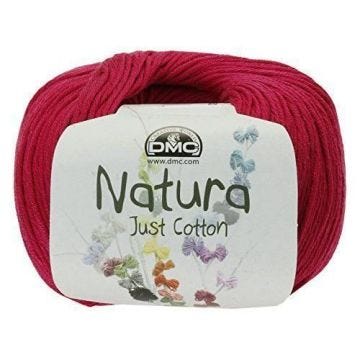 DMC fil Natura, 100% coton, rouge carmin N61