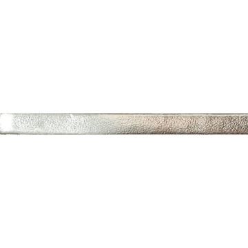 Bracelet Métallisé Argenté - MegaCrea - 6 mm - Réglable - Femme