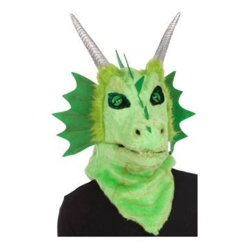 Masque de dragon avec mâchoire mobile