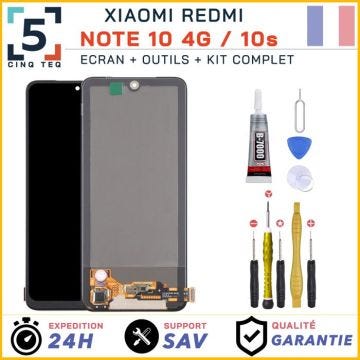 Ecran Remplacement pour Xiaomi Redmi NOTE 10 4G M2101K7AI / NOTE 10s Blanc Gris