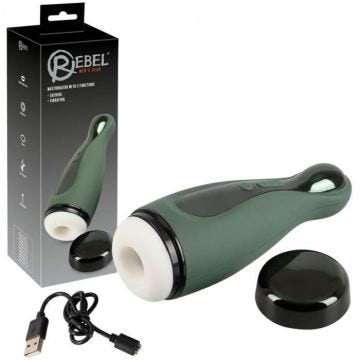 Masturbateur Rechargeable Rebel - mixte / adulte Vert
