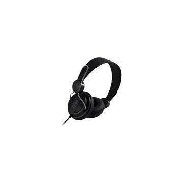 MCL Casque stéréo multimédia (sans micro) - 1.20m - Noir