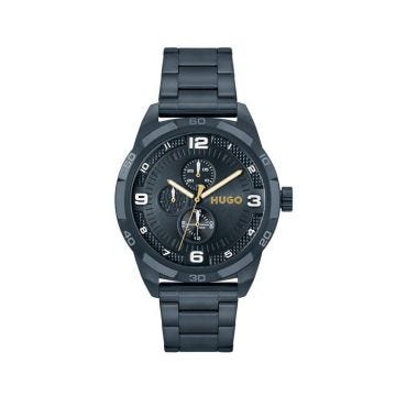 Montre bracelet Hugo - 1530278 - Montre Analogique Multifunction a Quartz pour Homme avec Bracelet en Acier Inoxydable Bleu