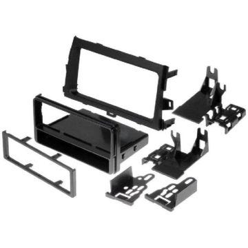 Facade autoradio 1DIN Toyota Corolla ap08 - Noir - avec vide-poche - ADNAuto