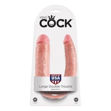 COCK ReALISTE DOUBLE KING FeTIDE EN U GRAND TROUBLE CHAIR GODEMICHETS, GODE DOUBLES GODES