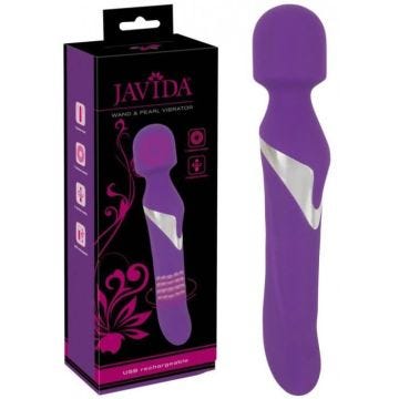 Vibromasseur Rechargeable Double Fonction Javida - mixte / adulte Violet