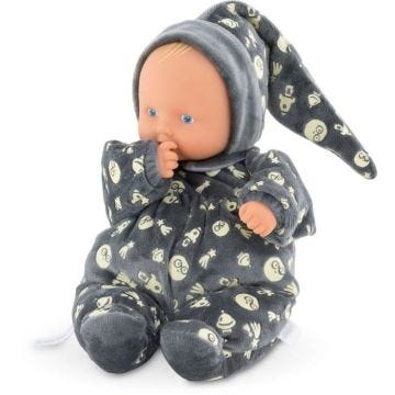 Mon Doudou COROLLE - Babipouce Brille dans la Nuit - 28 cm - senteur de vanille - dès la naissance