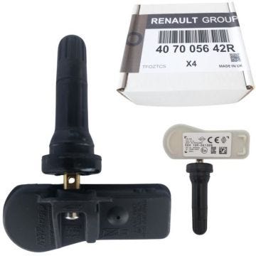 Capteur de pression des pneus - SCHRADER - TPMS - Préprogrammé - Compatible DACIA et SMART - Garantie 2 ans