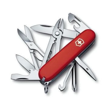 Couteau suisse Victorinox 11 pièces Deluxe Tinker - Rouge - Acier inoxydable - 9,1cm de longueur