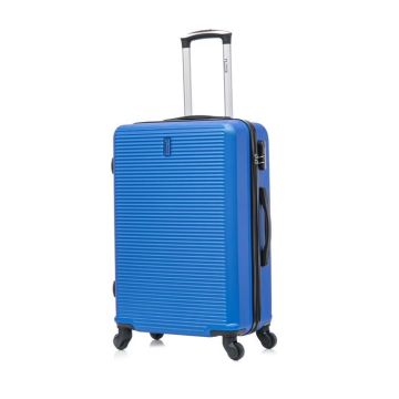 CELIMS - Valise Week-End | Valise Moyenne Taille 65cm | ABS Robuste | 4 roulettes 360° | Serrure Intégrée | Bleu