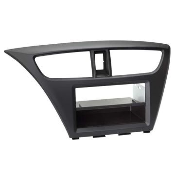 Adaptateur de façade 2-DIN - ACV - Honda Civic 2/2012 - Noir - Avec vide poche