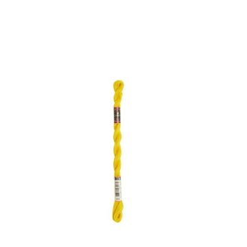 Fil DMC Coton Perlé Médium N5 Col. 444 Jaune