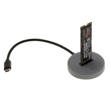Docking Station SSD M2 vers USB3.2 Gen2 10GB Type C - Support M2 NVMe et SATA B M et B+M - Adaptateur USB M.2