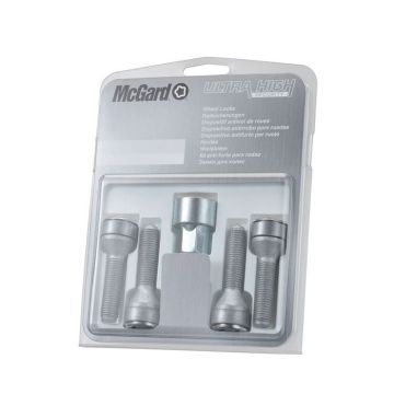Lot de 4 boulons coniques MCGard Ultra High Security - A170 - argenté - 190 x 150 x 30 mm