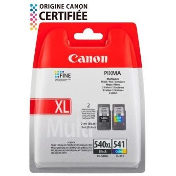 Cartouche jet d'encre CANON PG-540 XL/CL-541 - Noir, Tricolore - 180 Pages