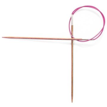 KnitPro Aiguilles Circulaires Fixes de Symphonie Bois, Multicolore, 42,2 x 1 x 5 cm - KP20381