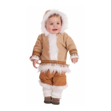 Déguisement bébé esquimau - Multicolore - Veste et pantalon - Mixte