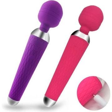 SHENGLU-super puissant vibrateurs pour femmes usb clito orale rechargeable av baguette magique vibromasseur masseur sex toys pour f
