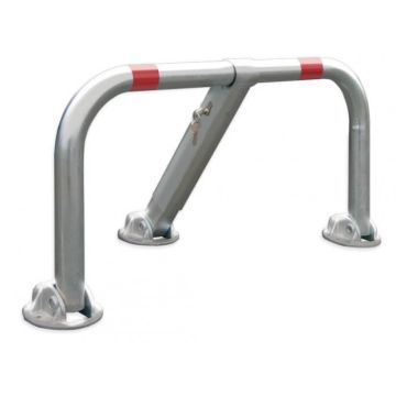 Barriére de parking 3 pieds, fermeture par cylindre européen - ref ARS480.000H1