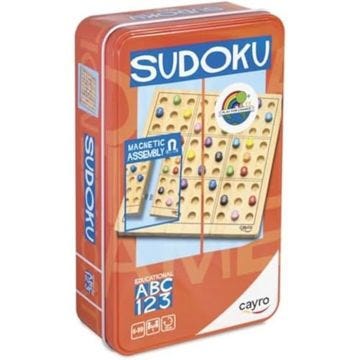 Jeu de réflexion et stratégie - Cayro - Sudoku Metal Box - Défi logique - Grille 9x9 - 1 joueur