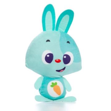 Peluche Bébé Lapin Bleu Molto - Jouet en peluche avec lumière et son - Idéal pour les nouveau-nés - Marque MOLTO