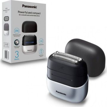 Rasoir Électrique - PANASONIC - ES-CM3BKS503 - 3 Lames - Étanche - Utilisation à Sec ou Sous l'Eau