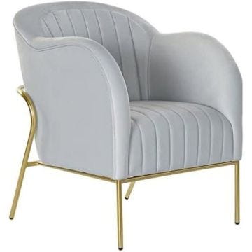 Fauteuil - DKD HOME DECOR - 8424001908783 - Plastique - Bleu Ciel - 1 place - Design Contemporain
