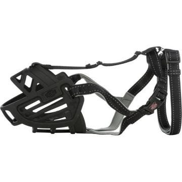 Muselière - TRIXIE - Muzzle Flex - Caoutchouc - Taille M/L - Noir
