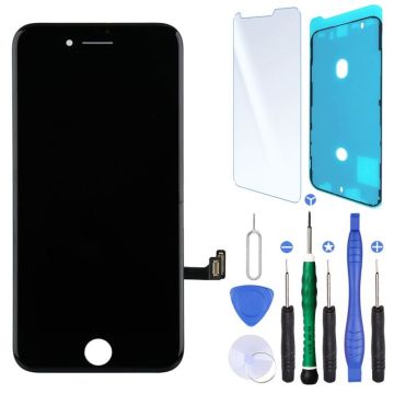 Ecran LCD Remplacement pour iPhone 8 Plus Noir + Outils et Joint d'étanchéité