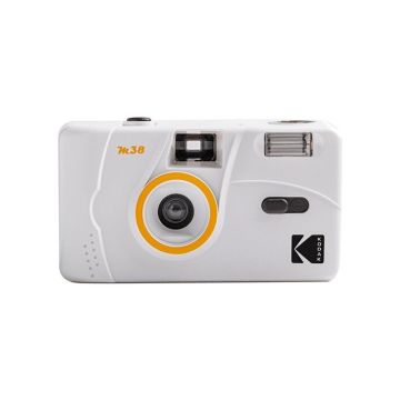 Appareil photo argentique - KODAK - M38 - Rechargeable - Couleur CLOUDS WHITE - Flash intégré