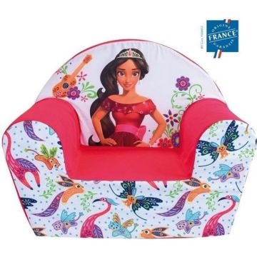 Fauteuil club enfant Elena D'Avalor - FUN HOUSE - Rose - Mousse - H 42 cm x L 52 cm x P 33 cm