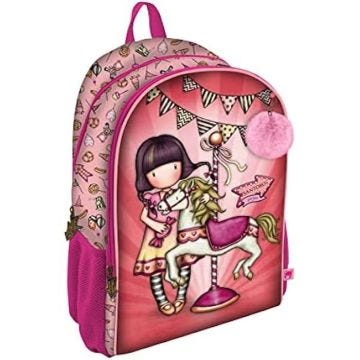 Mochila - SANTORO - Gorjuss - Fairground Carousel - Adaptable - Pour Fille - Enfant
