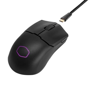 Cooler Master MM712 RGB-LED Souris Gaming sans Fil-Hybride Ultralégère 59g - Capteur Optique 19K DPI, Switches Optiques 70 Millions