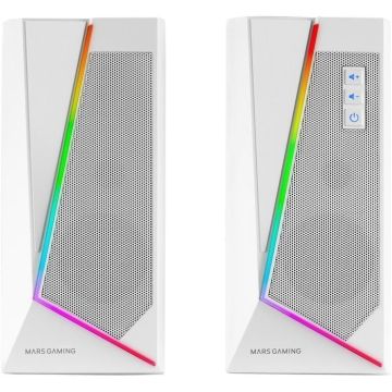Enceintes RGB - Mars Gaming - MS7 - Bluetooth 5.0 - Jack 3.5 - DSP Sound 20W