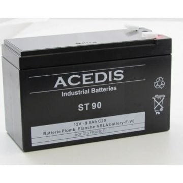 Batterie plomb étanche 12V 9AH - ST90 ACEDIS