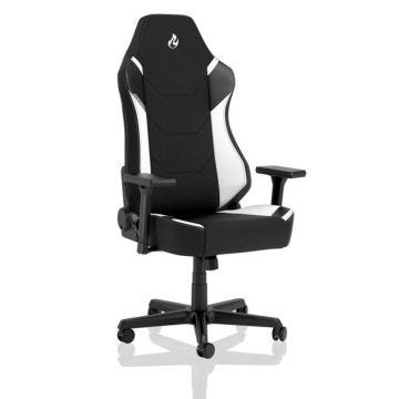 Fauteuil Gaming - Nitro Concepts - X1000 - Radiant White - Similicuir - Réglable en hauteur - Accoudoirs