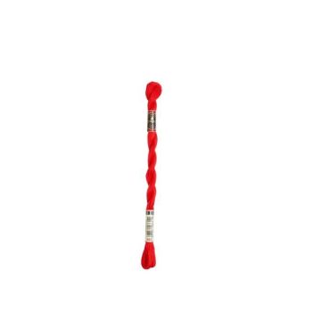 Fil DMC Coton Perlé Small N8 Col. 666 - DMC Rouge