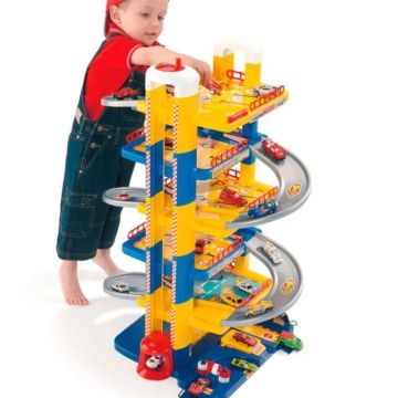 Garage 6 étages MOLTO - 5414 - Circuit - Multicolore - Pour enfant de 3 ans et plus