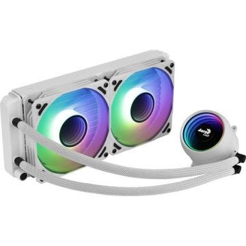 AEROCOOL Mirage L240 ARGB Blanc - Kit de refroidissement watercooling CPU 240mm