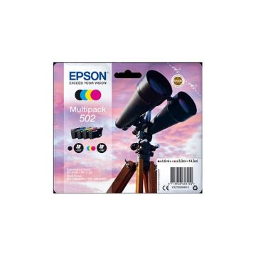 Cartouche d'encre EPSON 502 Multipack - Noir, Jaune, Cyan, Magenta