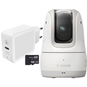 Appareil photo CANON Compact PowerShot PX Blanc - Zoom optique 3x - WiFi et Bluetooth - Vidéo Full HD
