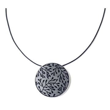 Collier Turis Feuillage (3,5cm) - Demiim Gris
