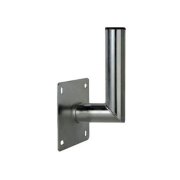 PREMIUMX 15 cm Support mural en acier galvanisé Antenne Satellite Support mural montage mural Support mural distance 15 cm Ø 48 m