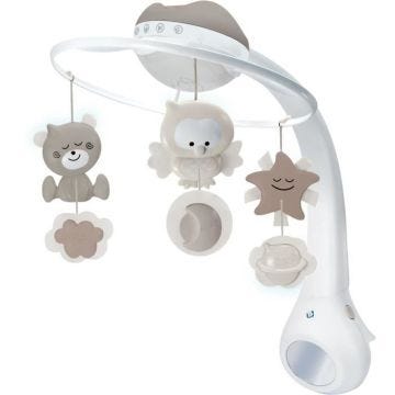 Mobile musical et projecteur - INFANTINO - Douce Nuit 3-en1 - Gris