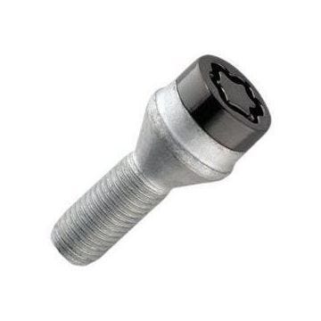 McGard 27215SUB Dispositif antivol de roues et de pneus à assise conique SW17 Filetage M12 x 1,25 Longueur 30,5 mm (Noir)