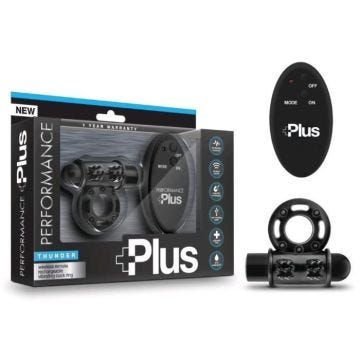 Anneau pénis - Performance Plus - Thunder - Vibrant - TPR - Rechargeable