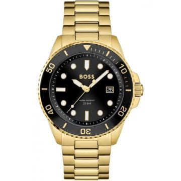 Montre Homme HUGO BOSS BLACK ATHLEISURE en Acier Jaune - 240191